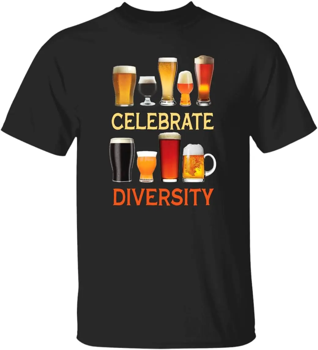 

Celebrate Diversity Craft Beer Drinking T-Shirt