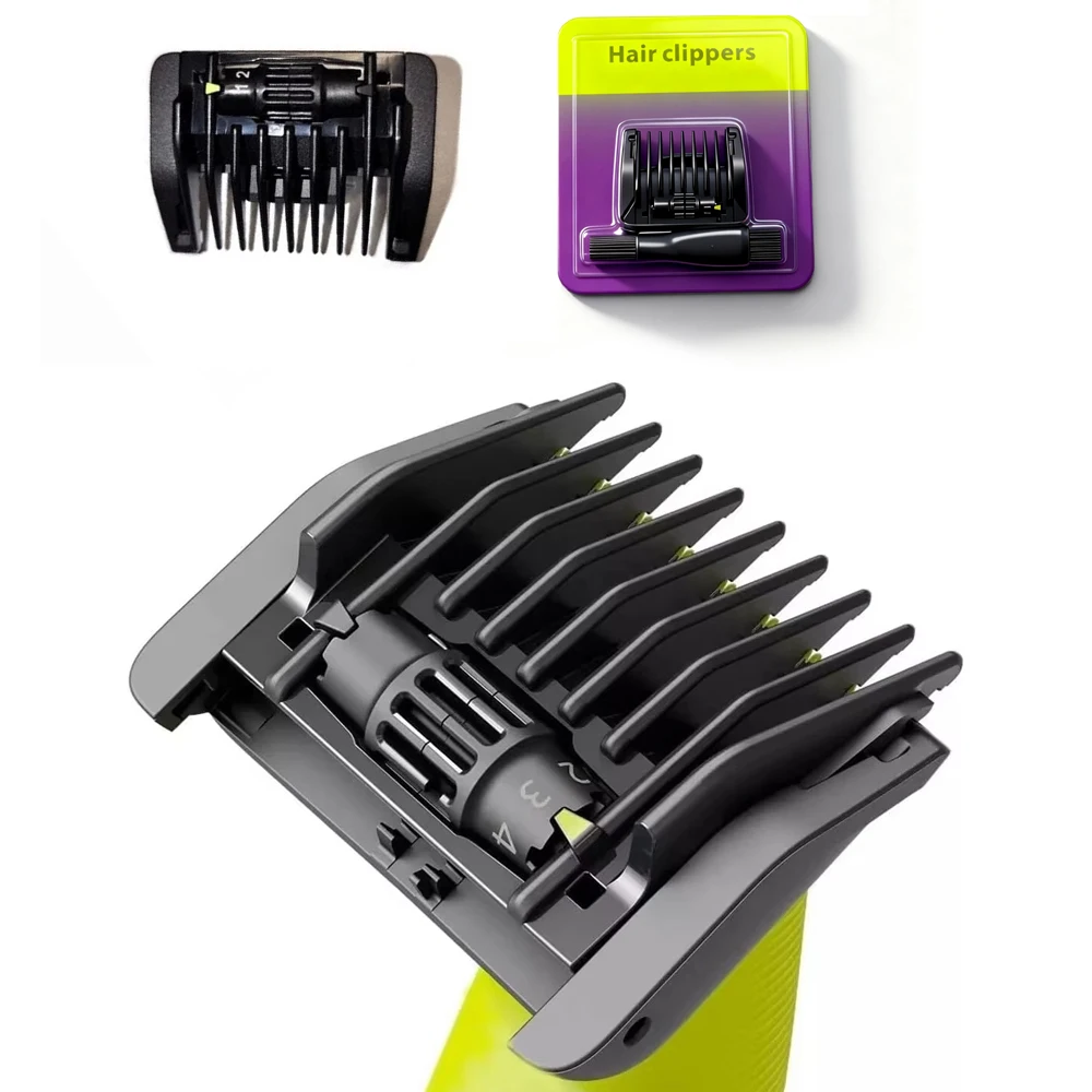 OneBlade 5 in 1 Guard Guide Comb Beard Trimmer 1-5mm Adjustable Combs for One Blade QP2520 QP2530 QP2620 QP2630 QP2724 QP2834