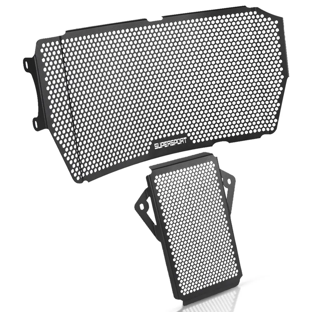 Motorcycle Radiator Guard Grille Covers For Ducati Supersport SuperSport S 2017 2018 2019 2020 2021 Oil Cooler Grill Protection