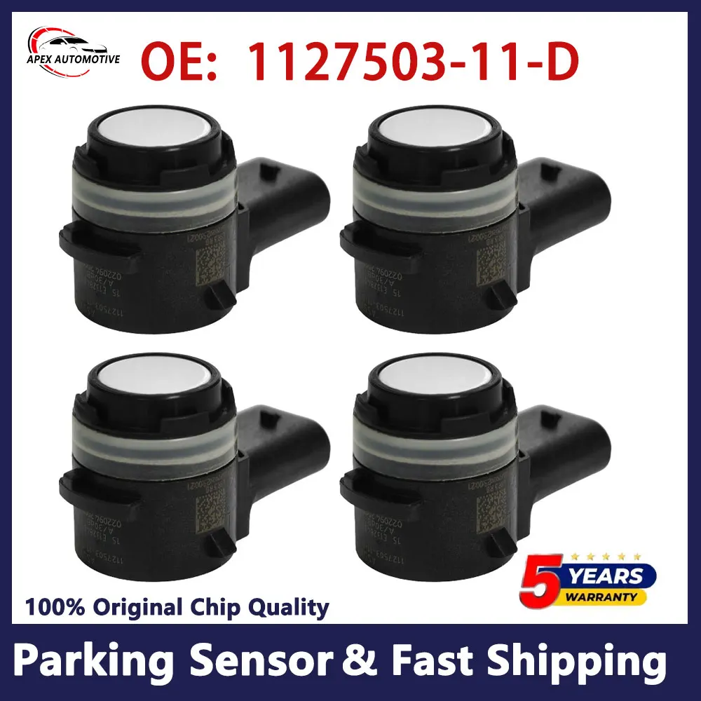 1127503 PDC Front Parking Sensor Bumper Ultrasonic Reverse Warning Radar For Tesla Model 3/Y/X/S Parts For Tesla Accessories