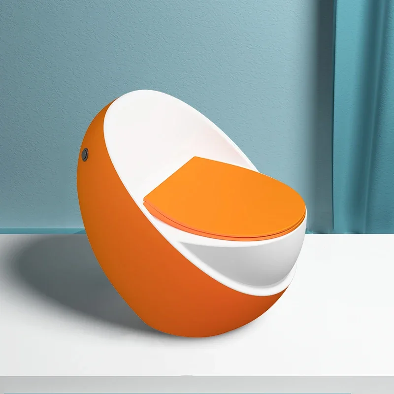 xx-High Quality Orange Matt Color One Piece Toilet Bowl Bathroom Commode Sanitary Ware Ceramic Wc Toilet