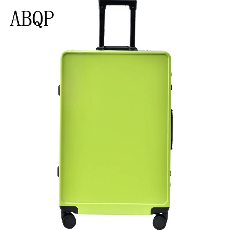 Valise de voyage avec cadre en aluminium pour hommes et femmes, roue universelle muette, bagages, peintures, serrure, sac à roulettes, luxe, 2023