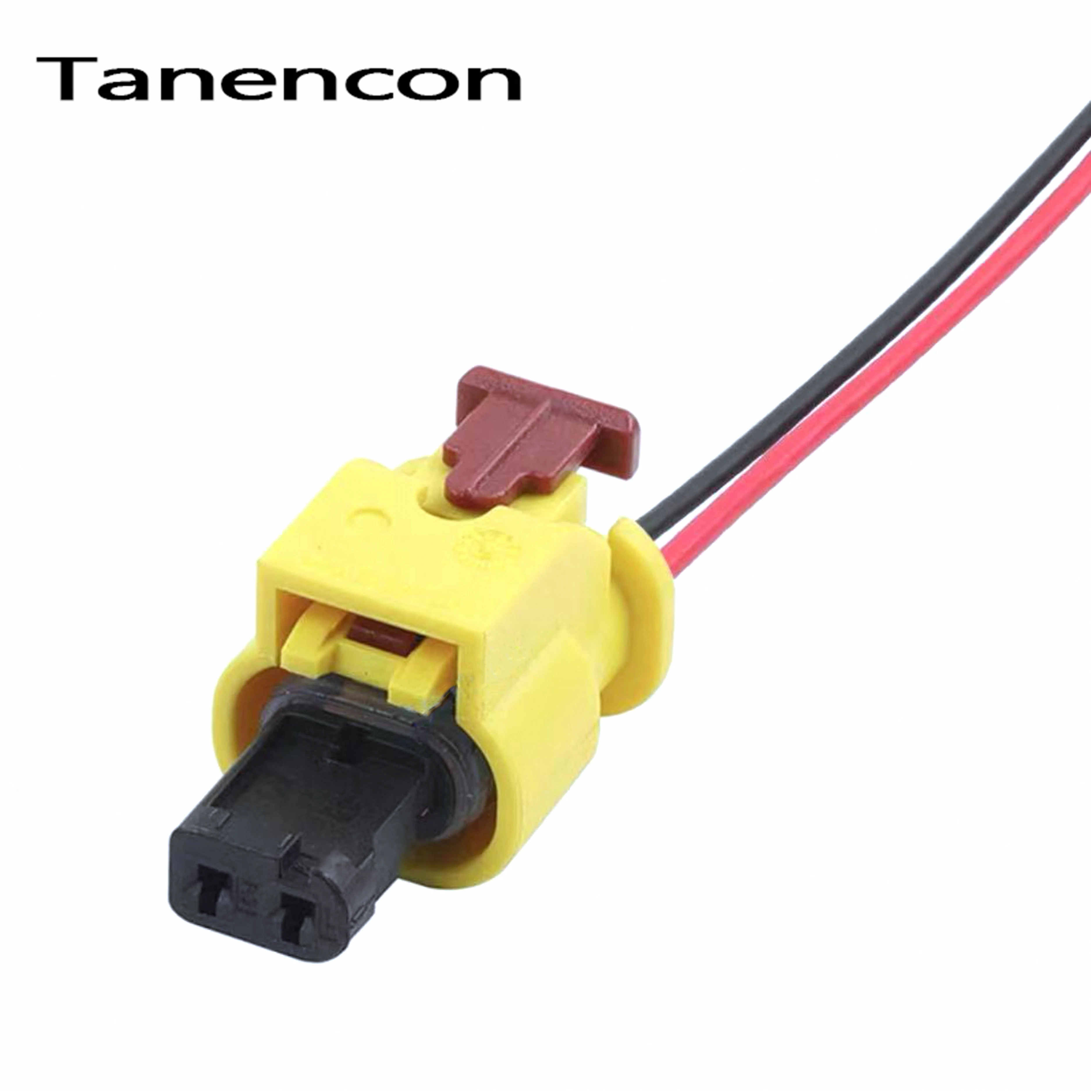 1 Set 2 Pin Car Wire Connector Car Collision Sensor Fuel Injection Nozzle Coolant Plug 4H0973323 5K0973323 6R0973323 for VW Audi