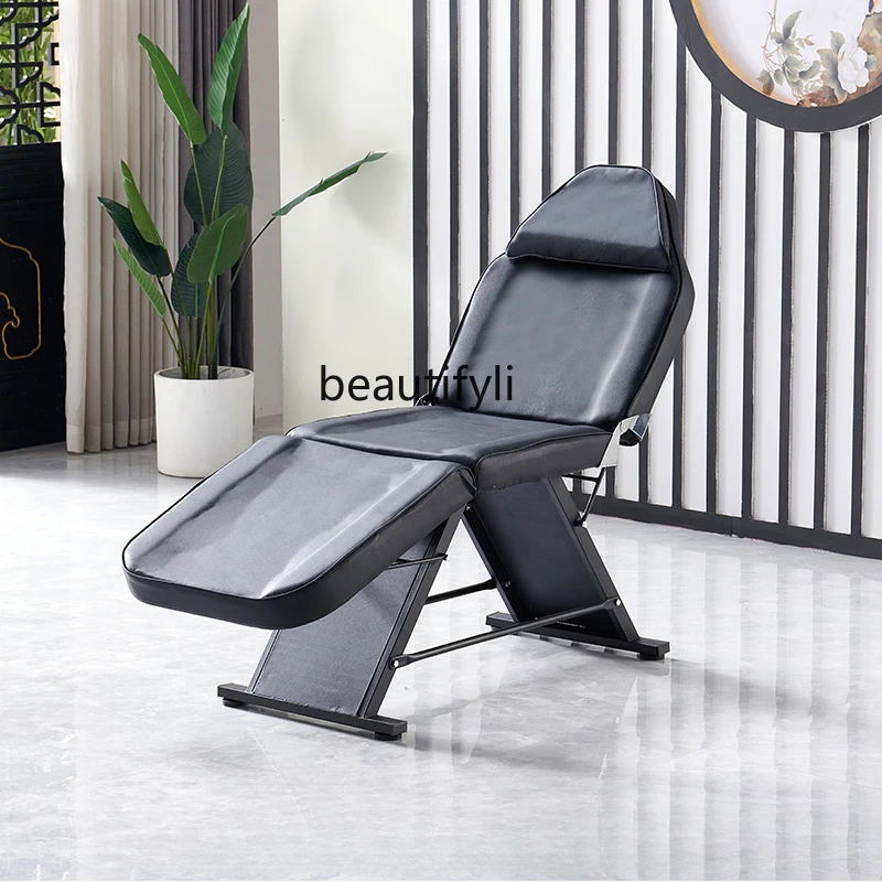 Tattoo Couch Multifunctional Folding Facial Bed Chair Dual-Use Beauty Salon Special Massage Therapy Bed