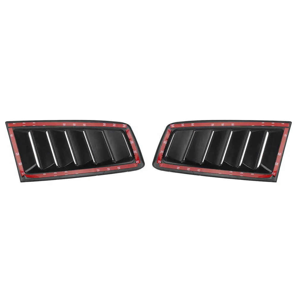 2X Engine Hood Vent For BMW E60 E90 E91 E92 E93 F30 F10 Louvers Air Scoop Bonnet Vent Cover Air Intake Cover Glossy Black