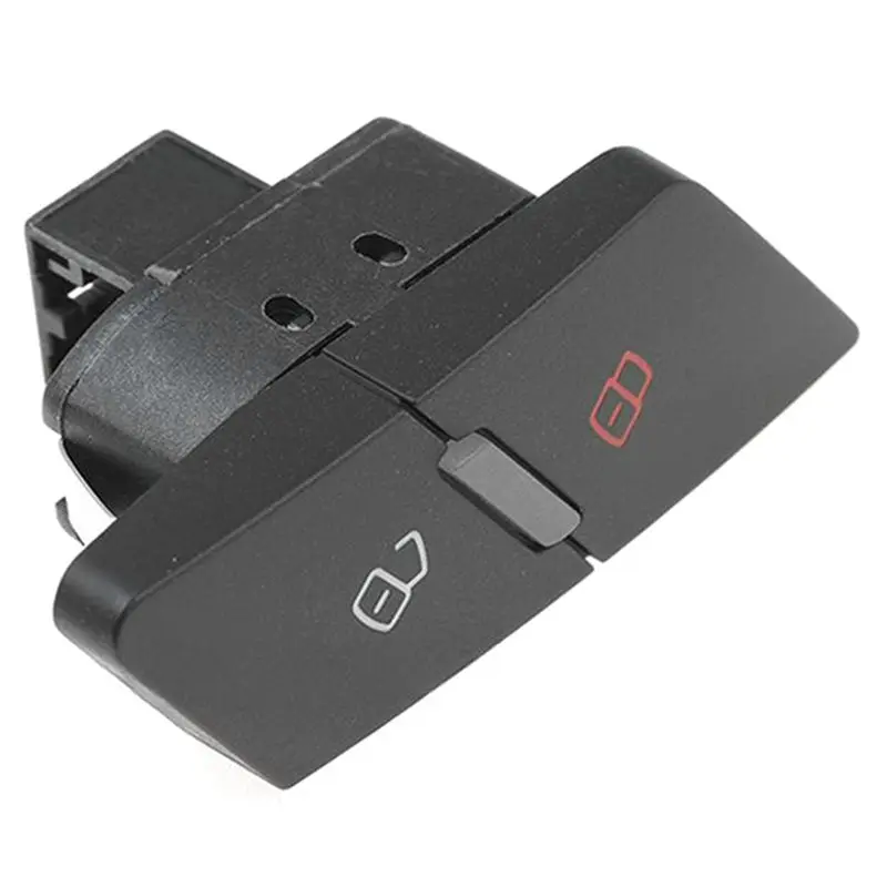 A33K-Car Central Lock Button 4F1962107 Left Front Door High Sensitivity ABS Durable Easy Install For A6L 05-08