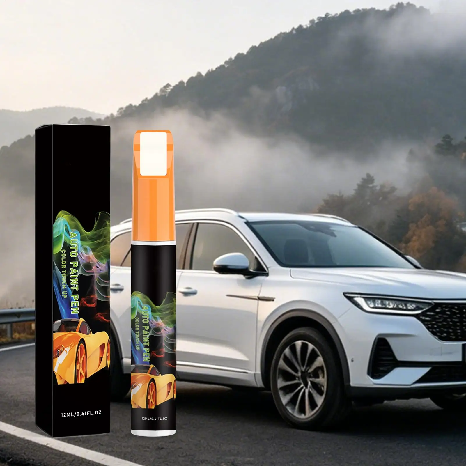 Scratch Repair Pen 12ml Professional Fast Drying Paint Pen Car Scratch Remover For Vehicle Scuff Detailing Care Detailing Gloss