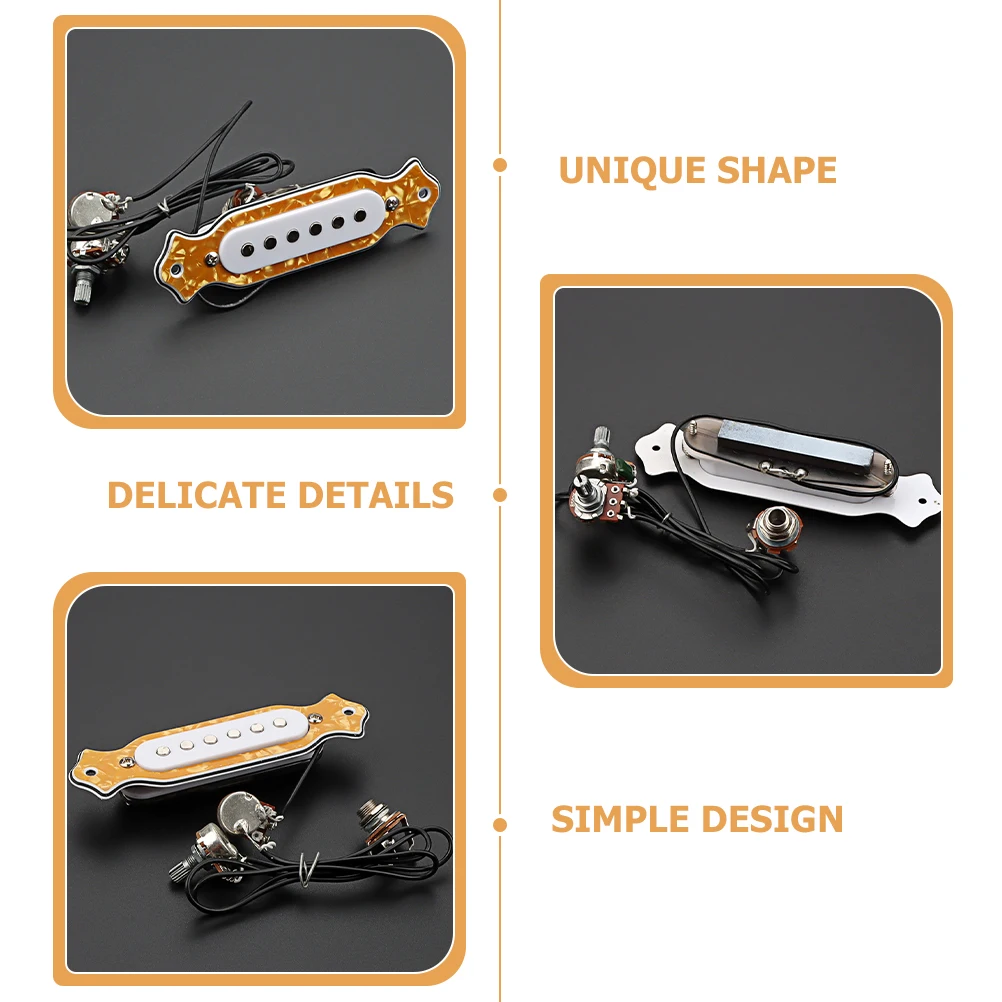 

1 set 1 Set Guitar Pickup Loaded Prewired Control Harness Lightweight Acoustic Electric Replacement Part For Guitar