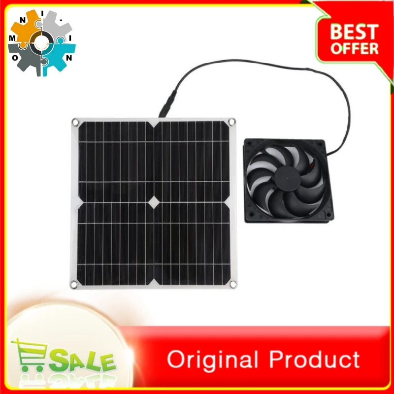 omni-in 25W solar panel and solar powered fan kit, solar foldable panel photovoltaic panel, outdoor emergency power supply