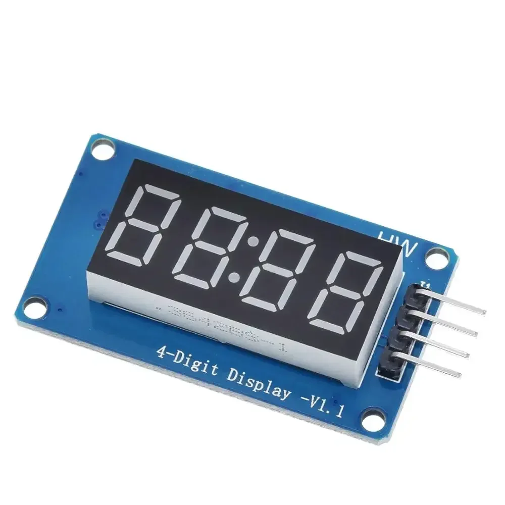 

10PCS TM1637 LED Display Module for Arduino 7 Segment 4 Bits 0.36Inch Clock RED Anode Digital Tube Four Serial Driver Board Pack