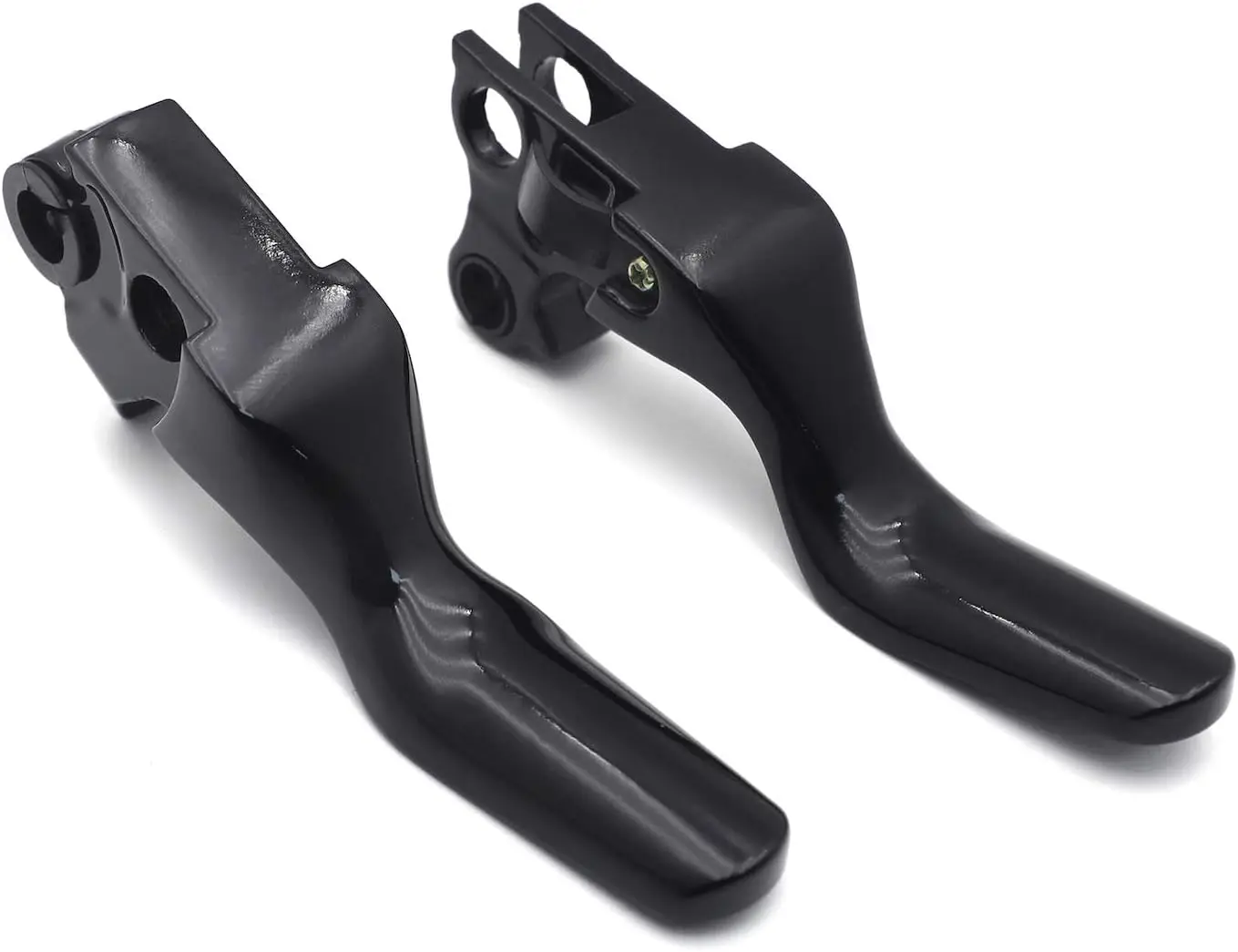 

HTTMT Black Shorty Brake Clutch Levers for Harley 96-03 XL, 96-07 Dyna Touring, 96-07 Softail P/N MT241-027ST-BK