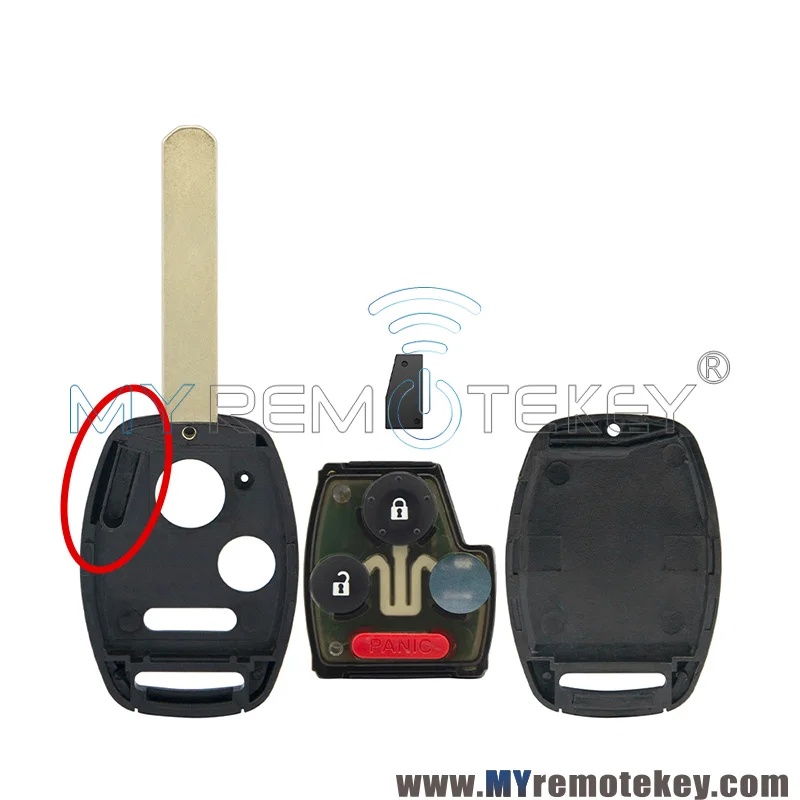 REMTEKEY مفتاح السيارة عن بعد فوب N5F-S0084A/MLBHLIK-1T/OUCG8D-380H-A/CWTWB1U545 313.8/315/434 ميجا هرتز لهوندا أكورد الطيار ريدجلين