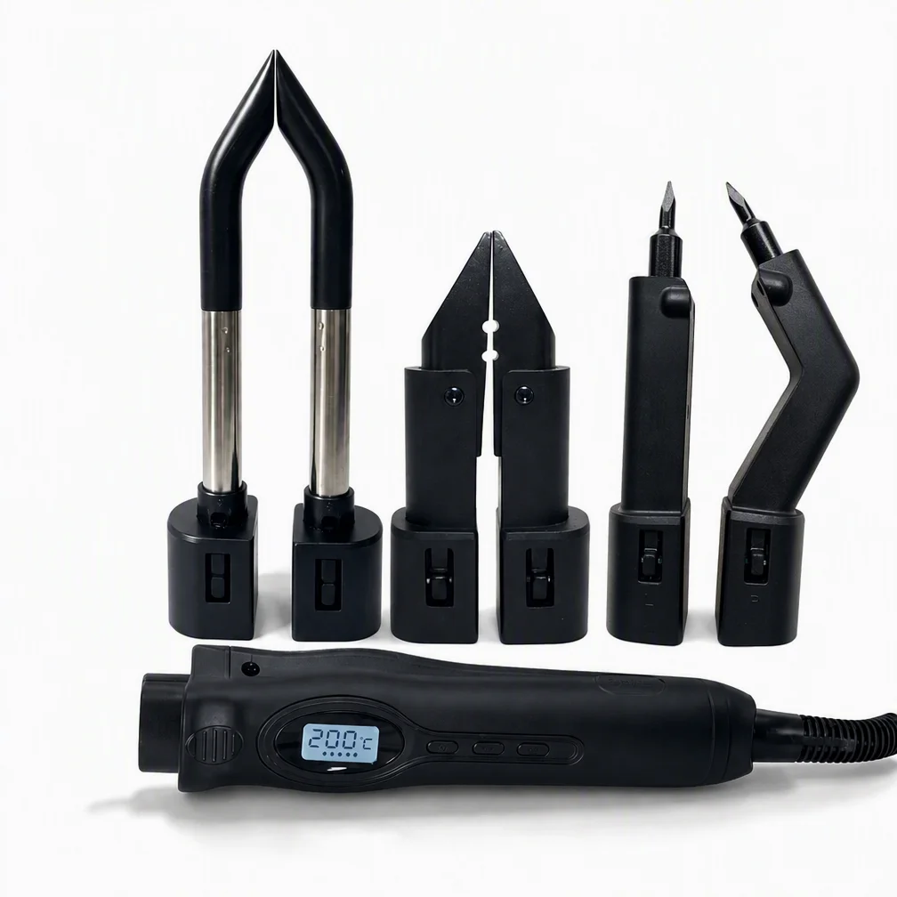 3 In 1 Hair Extension Fusion Tool Connector Controllable Temperature Heat Hair Connector Tip Interchangeable Hair Extension Iron