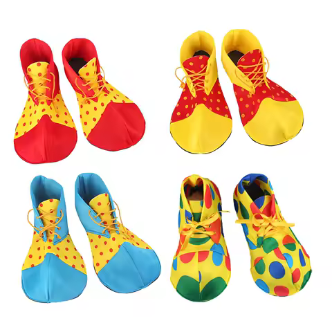 Adult Clown Shoes Carnival Set Fancy Dress Funny Christmas Elvesshoes
