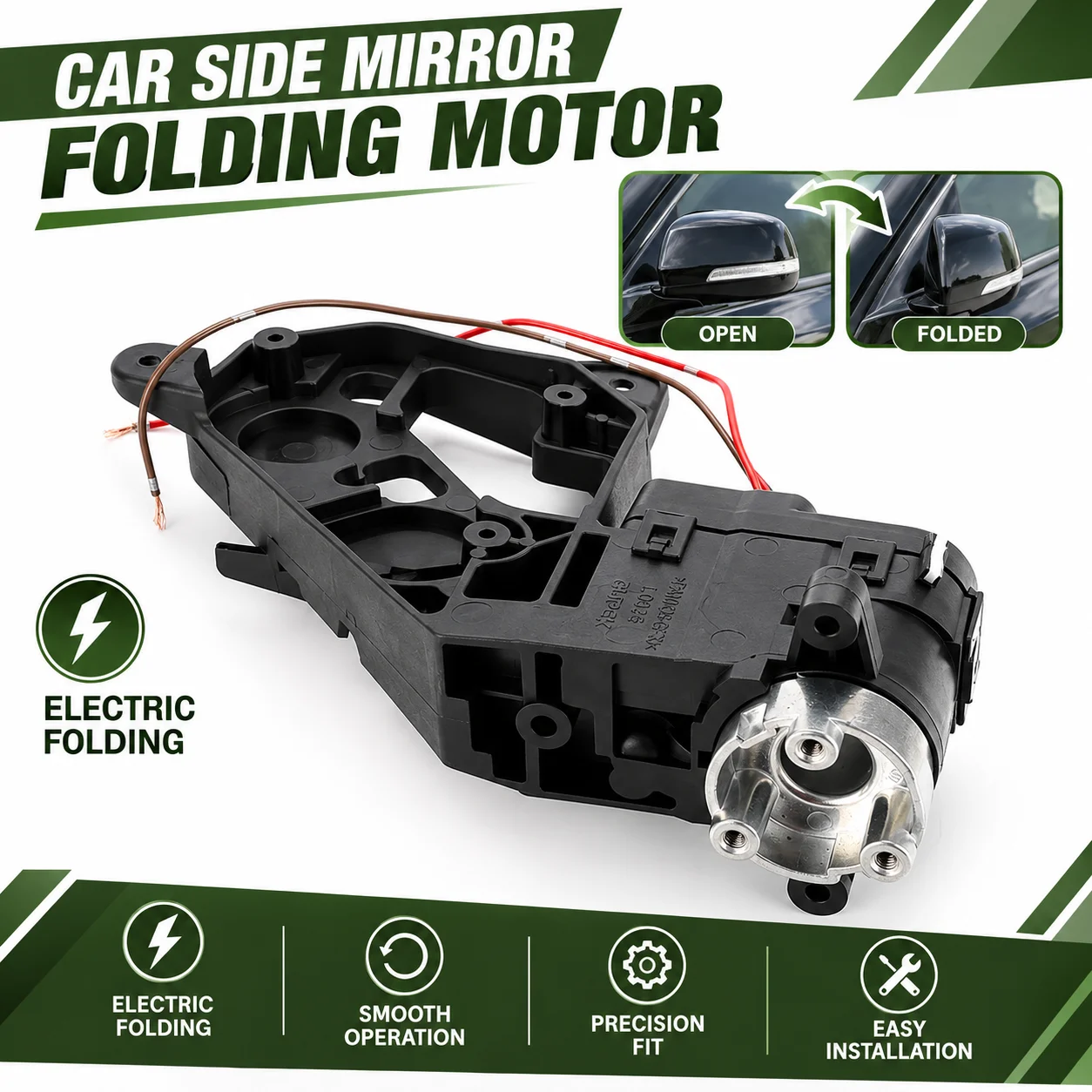 For Mazda Miata MX-5/Eunos Roadster 2014 2015 2016 2017 2018 2019 Car Side Rear View Fold Actuator Door Side Mirror Fold Motor