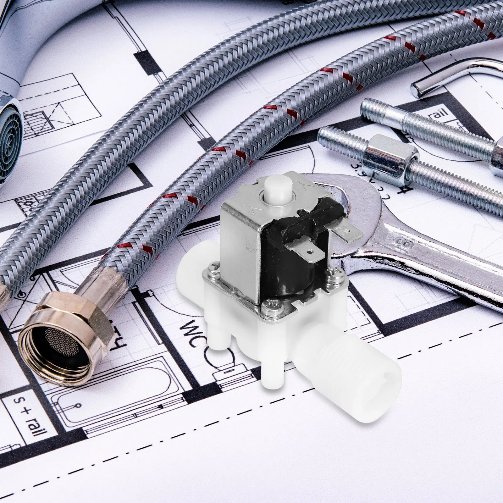 

Normally Closed Solenoid Valve Dc12V For Lawn Garden Water Control Sprinkler System Replacement Electric Water Valve For Washing