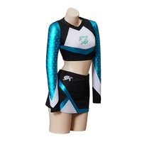 Maddy Euphoria Cheerleader Uniform Dress Maddy Perez Outfit Cosplay Costume School Girls Women Musical Sports Team Suit 2