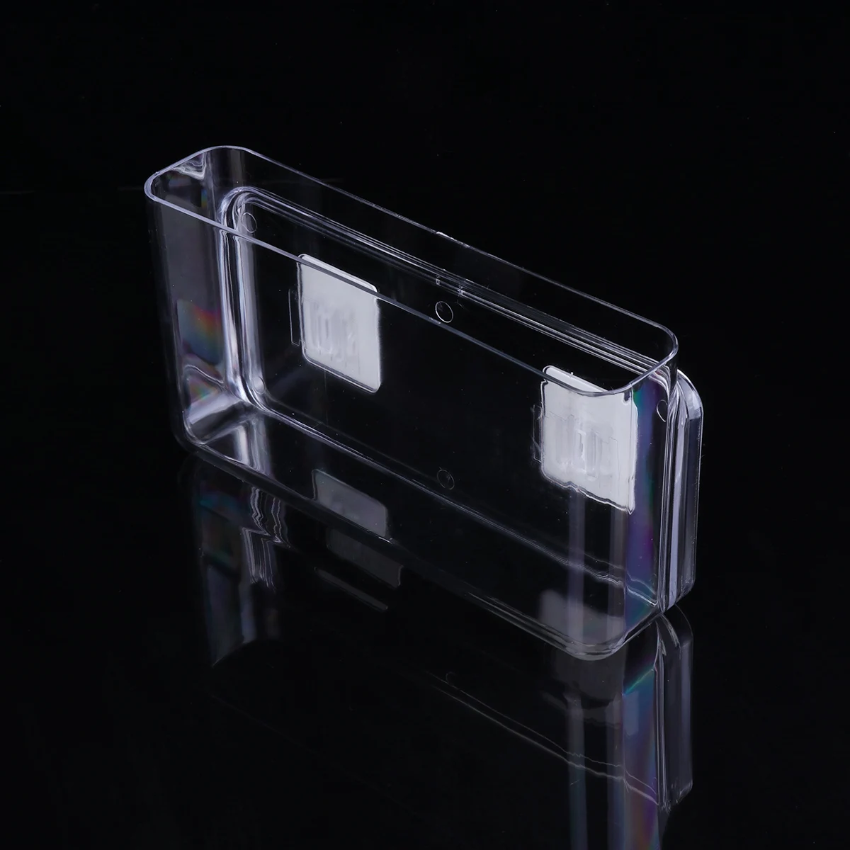 

Remote Control Storage Box Desk Organizer Eco Friendly Plastic Material Phone Stand Four Leaf Clover Shaped Home Office Use