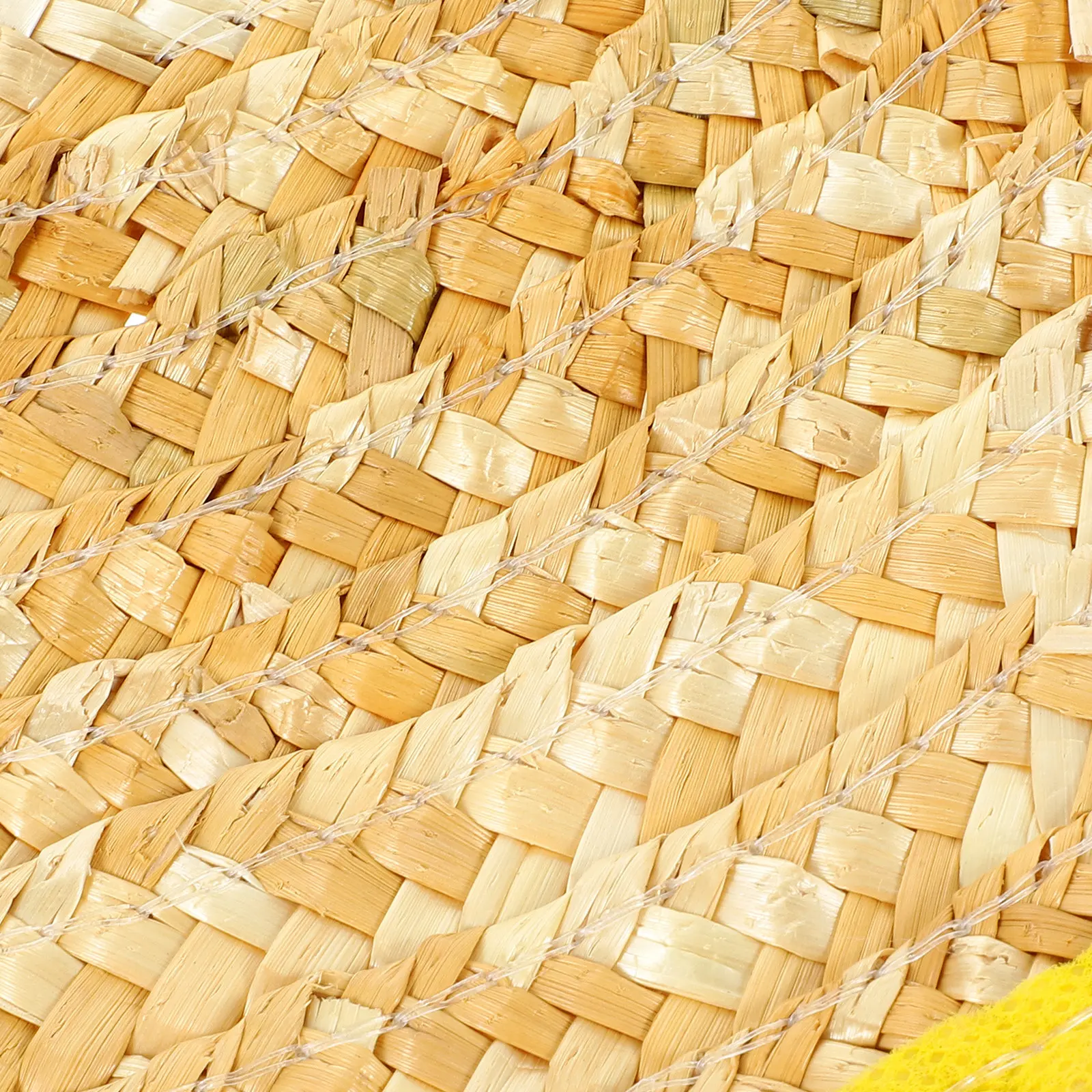 Hard Hat Sun Shade Wheat Straw Sunshield for Construction Gardening Sanitation Outdoor Workers Protection Against