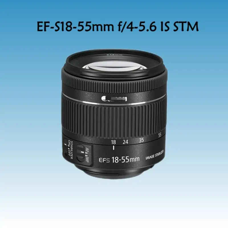 New For Canon EF-S18-55mm f/4-5.6 IS STM Lens for Canon 1200D 1300D 600D 750D 760D 70D 60D 77D 80D 90D 100D 200D T6