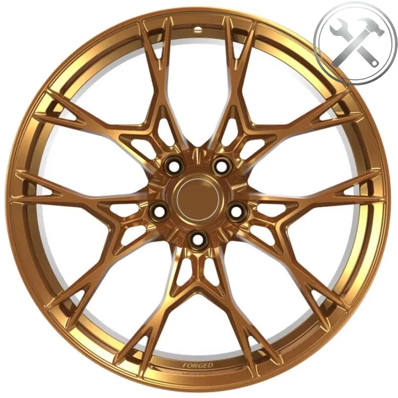 

Hollowed Out Bronze Forged Alloy Wheel Rims R19 5x120 5x100 Premium Sport Auto Accessories