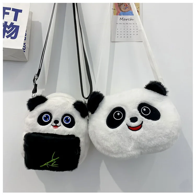 Plush Panda Backpack Cute Designed Children's Stuffed Animal Plush Backpack for Kids New Arrivals