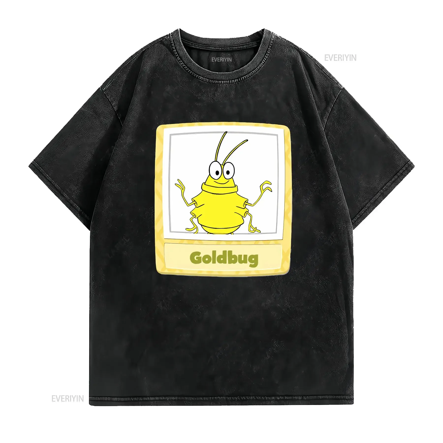 The Busy World Of Richard Scarry Goldbug Retro 90s Animated Tv Show Fan T Shirt vintage Washed streetwear Stylish Soft