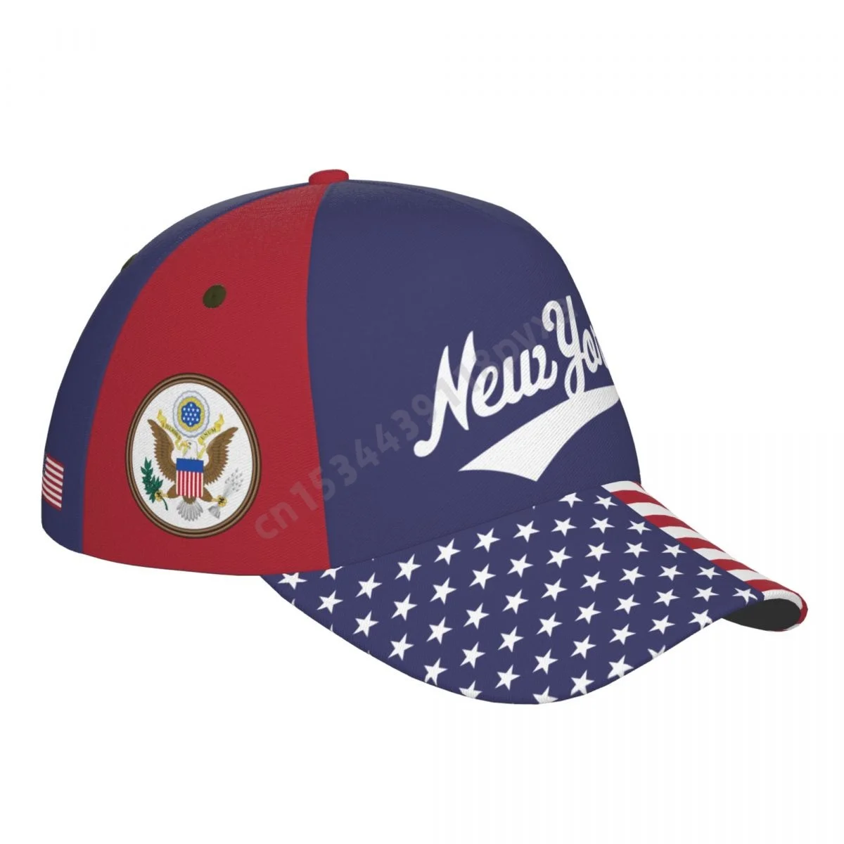 Unisex United States Flag USA New York Adult Baseball Cap Patriotic Hat for Baseball Soccer Fans Men Women