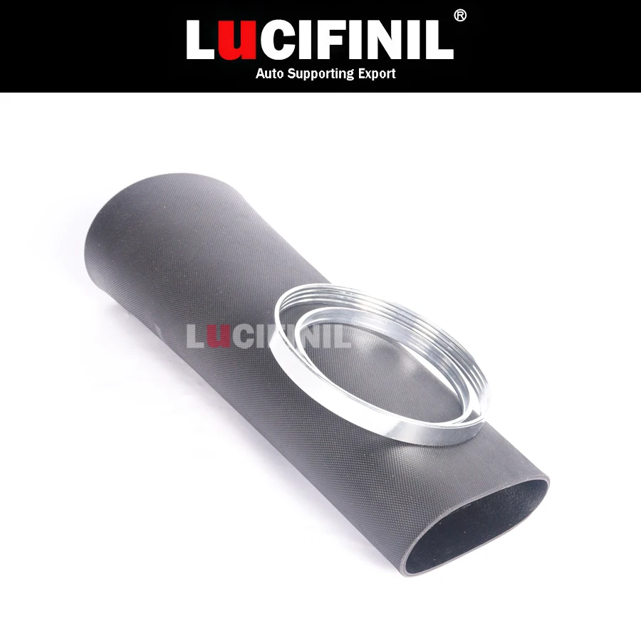 

LuCIFINIL Rubber Sleeve Rings Pillows With Rings For Mercedes W164 X164 Front Air Suspension Shock Strut 1643206113 1643204513
