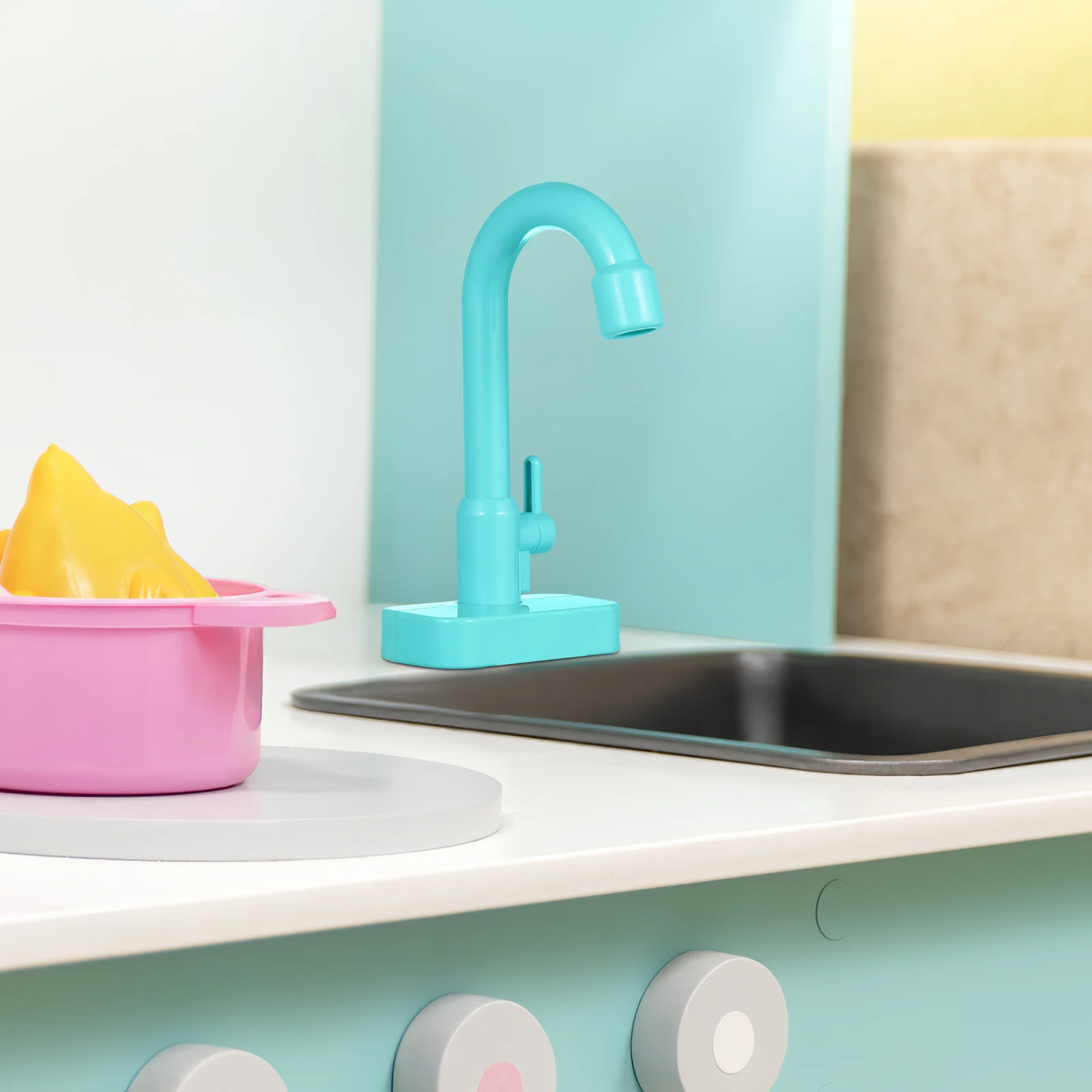 Jouets de lave-vaisselle de cuisine, évier de jeu, robinet de remplacement, jouet de lavage de la vaisselle, accessoire robinet pour enfants, faux robinet, jouets de jeu de simulation