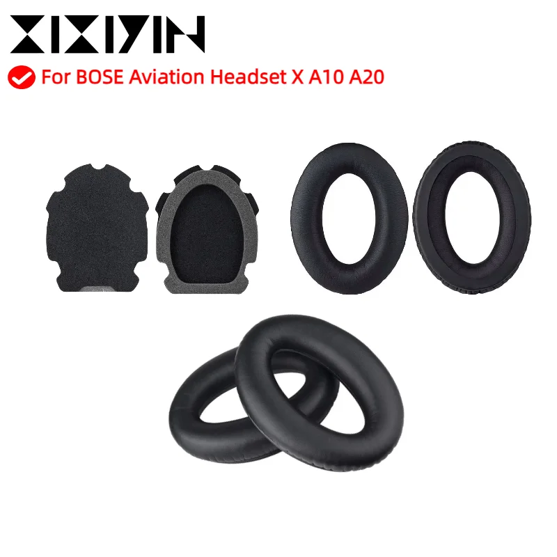 

Replacement Earpads for Bose Aviation Headset X A10 A20 Earmuffs Ultra-soft Sponge Cushion Cover Repair Parts Headphone