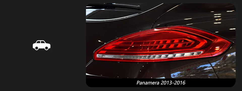 AKD Tail Lamp for Porsche Panamera 970.1 970.2 LED Tail Light 2010-2013 Rear Fog Brake Turn Signal Automotive Accessories
