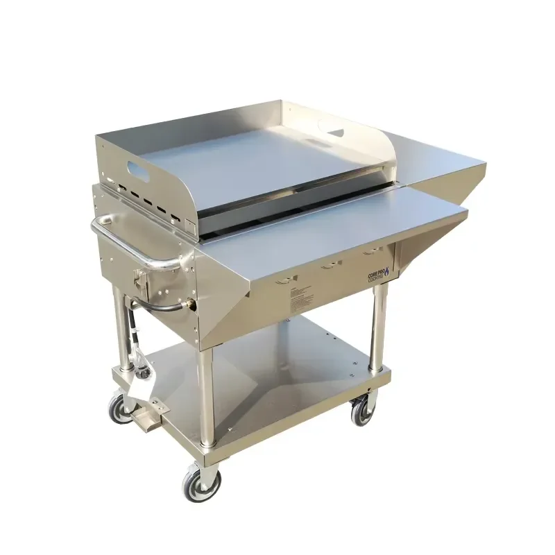 Portable BBQ Grill Stainless Steel Outdoor Charcoal Grills Easy Move Camping Picnic Backyard Barbecue Cooking Equipment