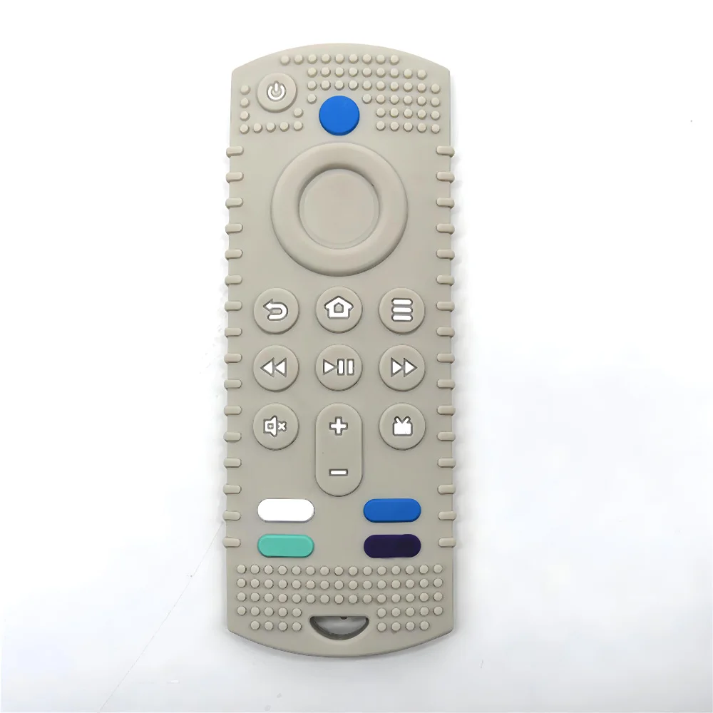 Silicone Baby Toys TV Remote Control Shape Teether Toy BPA Free Silicone Teething Chewing Toy Sensory Baby Accessories