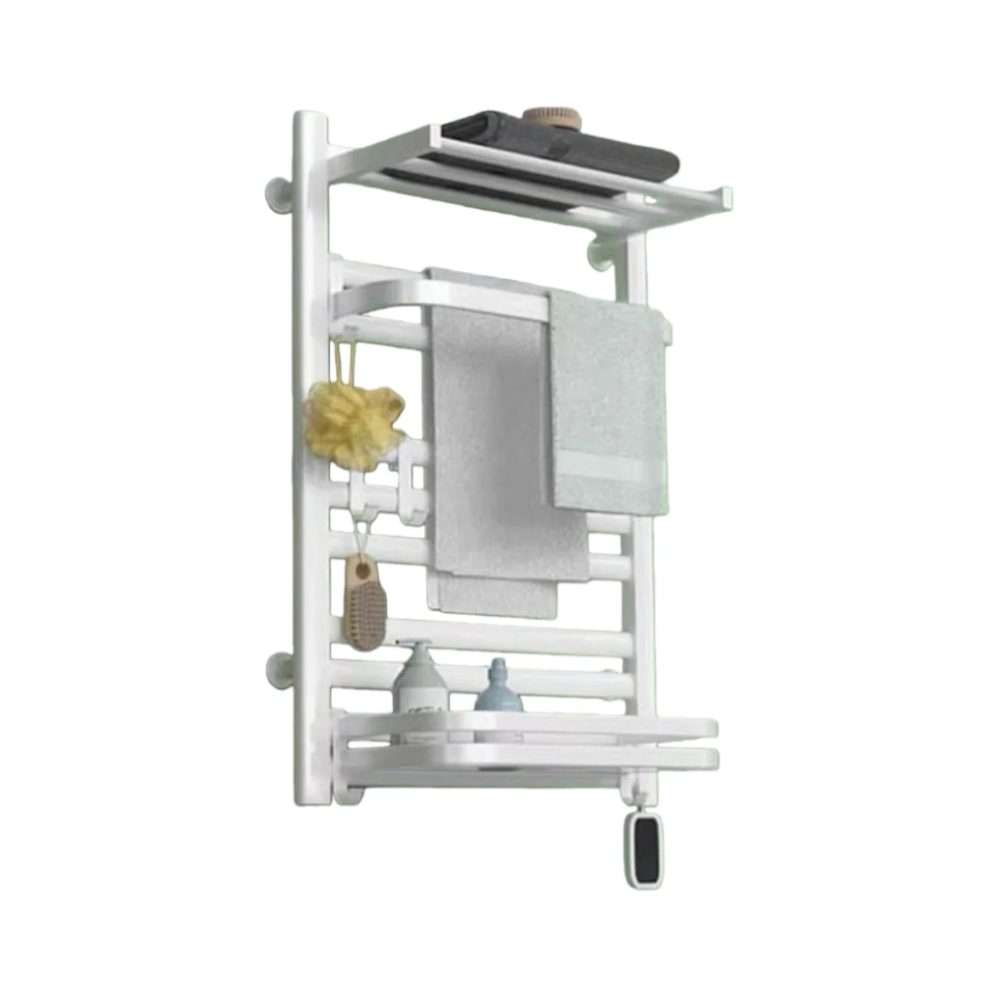Smart Bathroom Towel Dryer Heater Rack - Wall-Mounted Space Aluminum Radiator Electric Towel Warmer