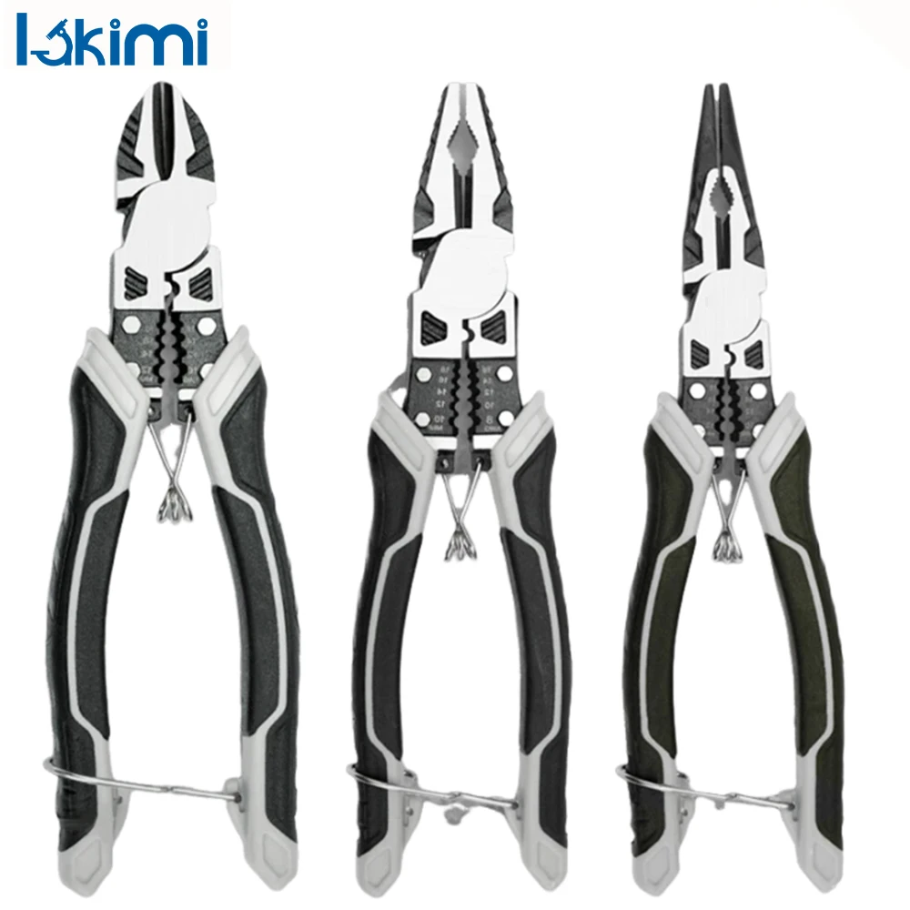 

Universal Diagonal Pliers Multifunctional Wire Cutters - Durable Tools with Professional Anti-Slip Electrician Repairs LA-AA32