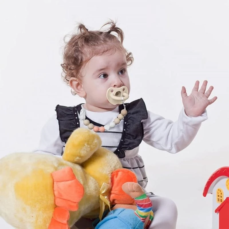 Mix Silicone Beads Babies Heart Star Nursing Teething Beads Sets DIY Baby Pacifier Chain Toy Accessories 15UB