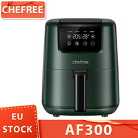 CHEFREE AF300 Air Fryer 2 Litre 4-in-1 Multicooker Digital Touchscreen Nonstick Dishwasher Safe Less Oil Low Noise 900W Power