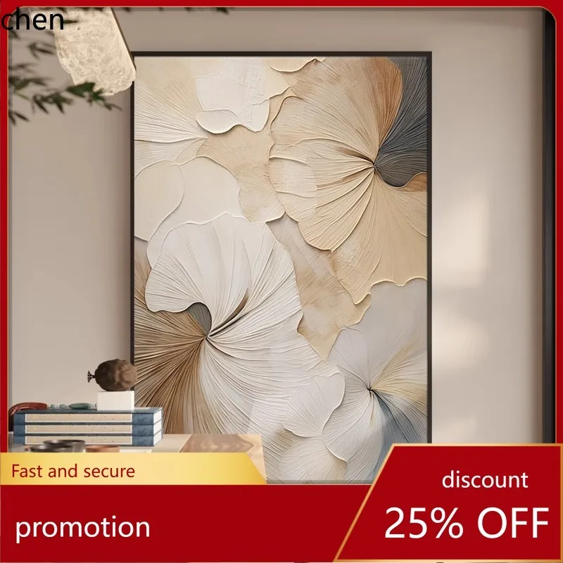 Ht   living room decorative painting - minimalist abstract art for restaurant, hotel, sofa backdrop, and entryway wall art