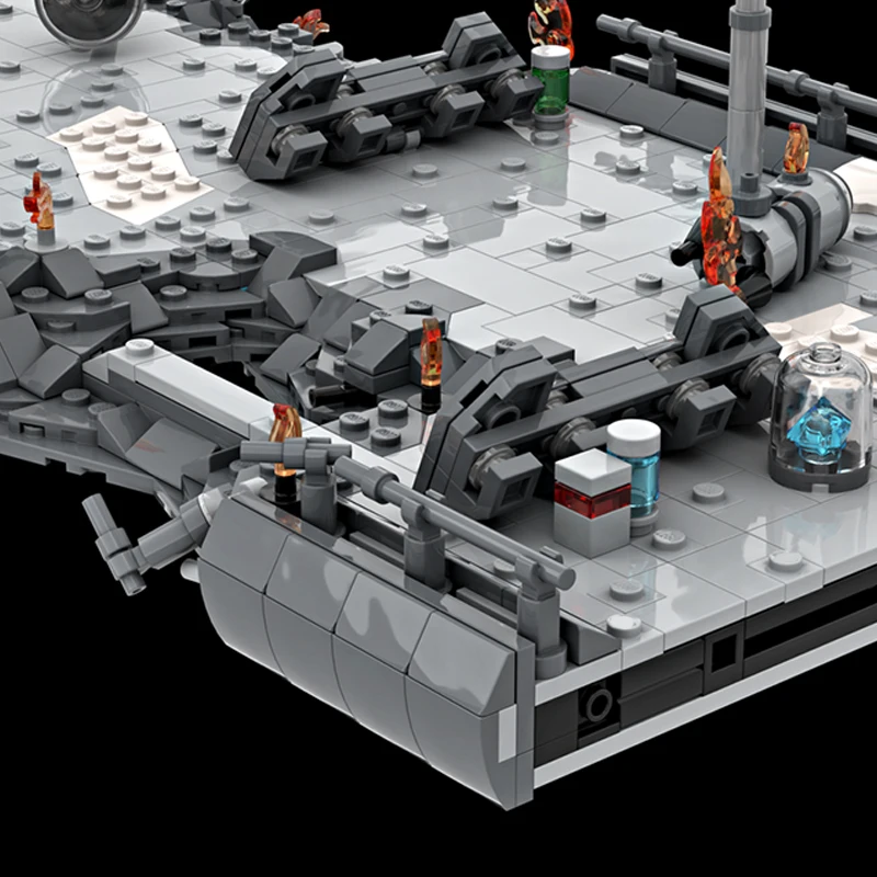 Star Movies Modello MOC Mattoni da costruzione Ponti abbandonati dopo la guerra Tecnologia modulare Regalo Vacanza Assemblare Giocattolo per bambini Vestito