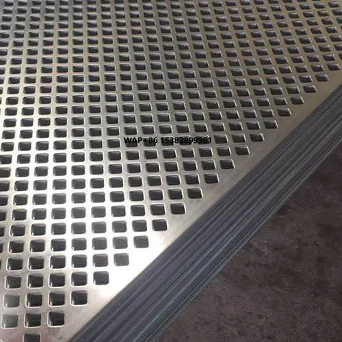 Custom AISI 304 316L Perforated Stainless Steel Plate Punching Hole Metal Sheet Perforated Wire Mesh Decorative Filter Plate