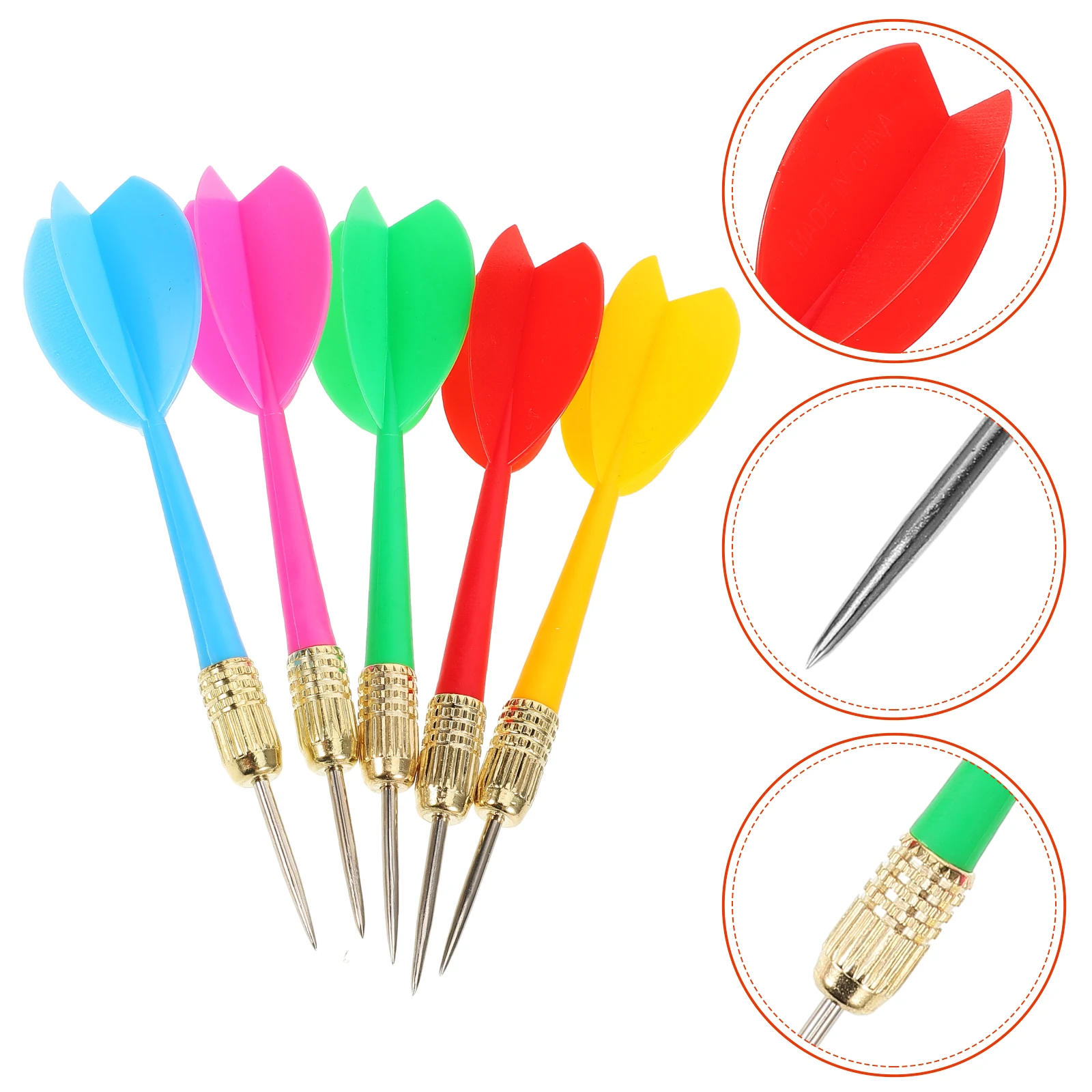 Fournitures de loisirs, 15 pièces, fournitures de sport amusantes, jeu sûr en plein air pour planche à fléchettes, jeu de fléchettes à pointe métallique, jouet de sport