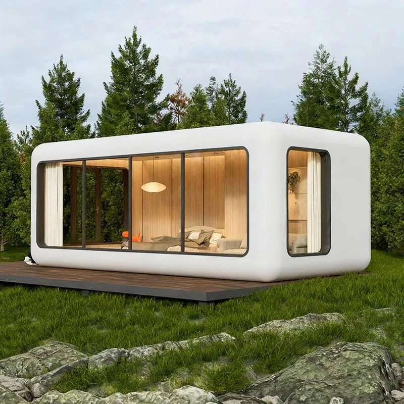 Customized Luxurious Modern Green Houses Steel Structure Apartment 1 Bedroom 1 Bath High-End Waterproof Design