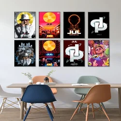 1PC Print Poster Paper Waterproof HD Sticker Rapper JuL Music Album Cover L-LOL Bedroom Entrance Home Living Room Bar Wall Decor