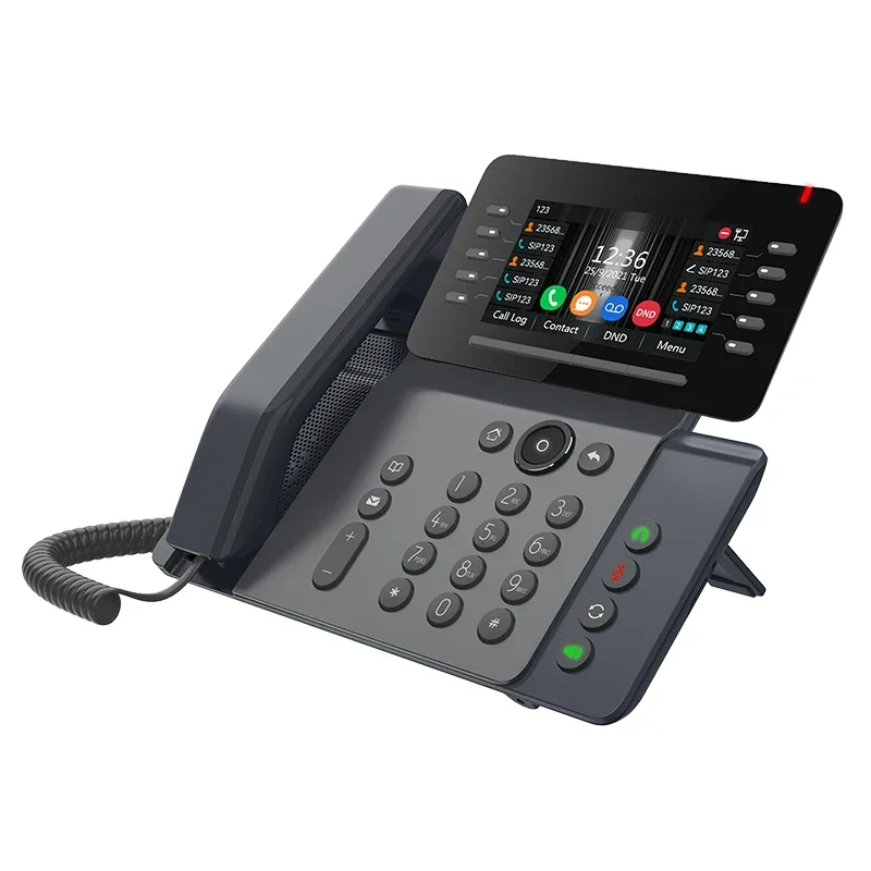 Teléfono inalámbrico V65 voip, 20 líneas SIP