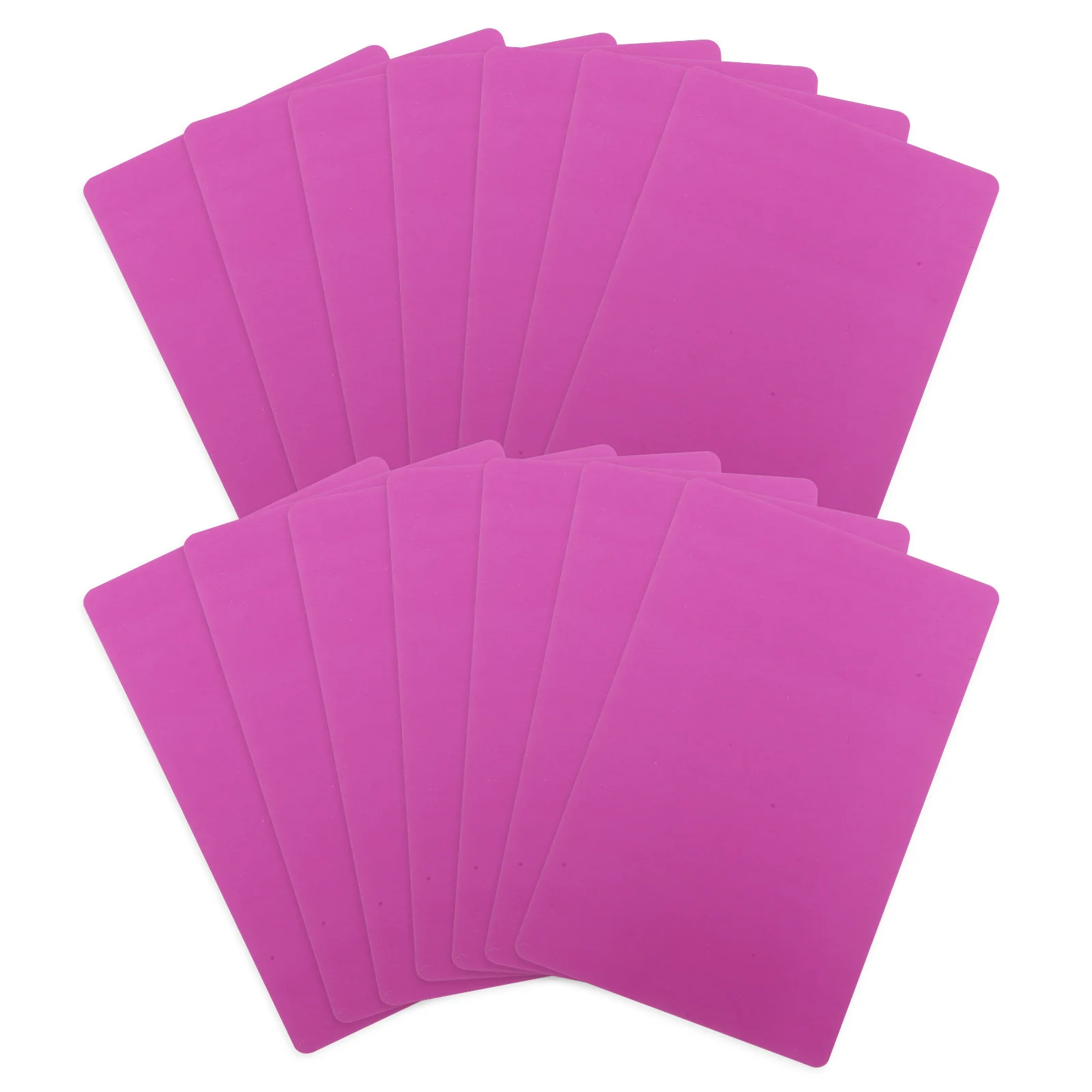 15 peças espaços em branco de cartão de visita de metal 0.5mm alumínio fino imprimível para gravura transferência de calor diy cartões de nome de sublimação em branco