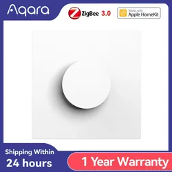 New Aqara Smart Dimmer Switch H1 Wireless Rotary Switch Intelligent Adjustment Light Brightness Zigbee 3.0 Work for APP Homekit