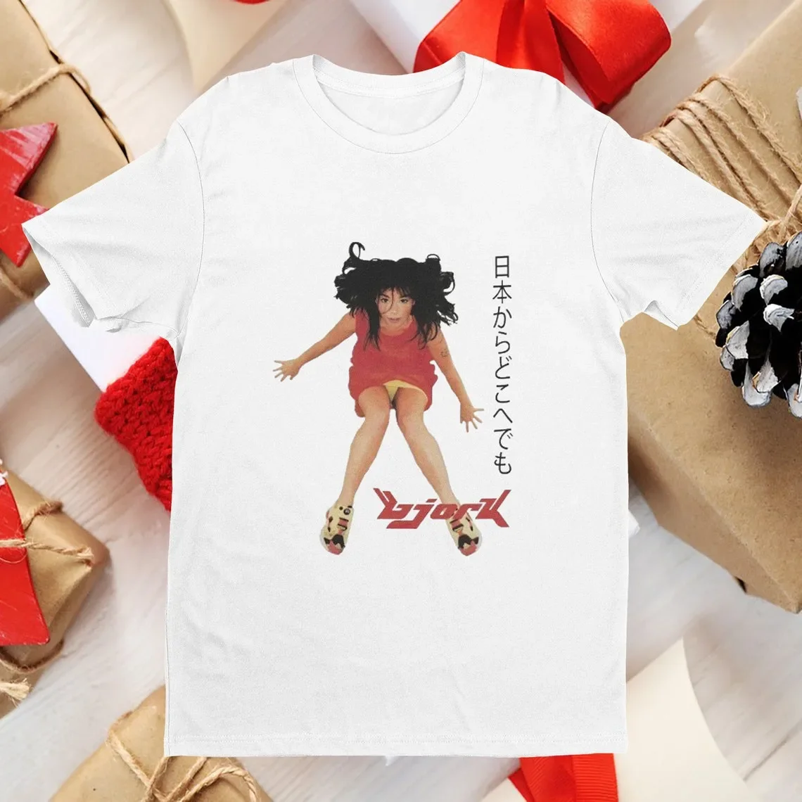 Vintage 90s Bjork Japanese Tour Crewneck Unisex T-shirt, Bjork Shirt