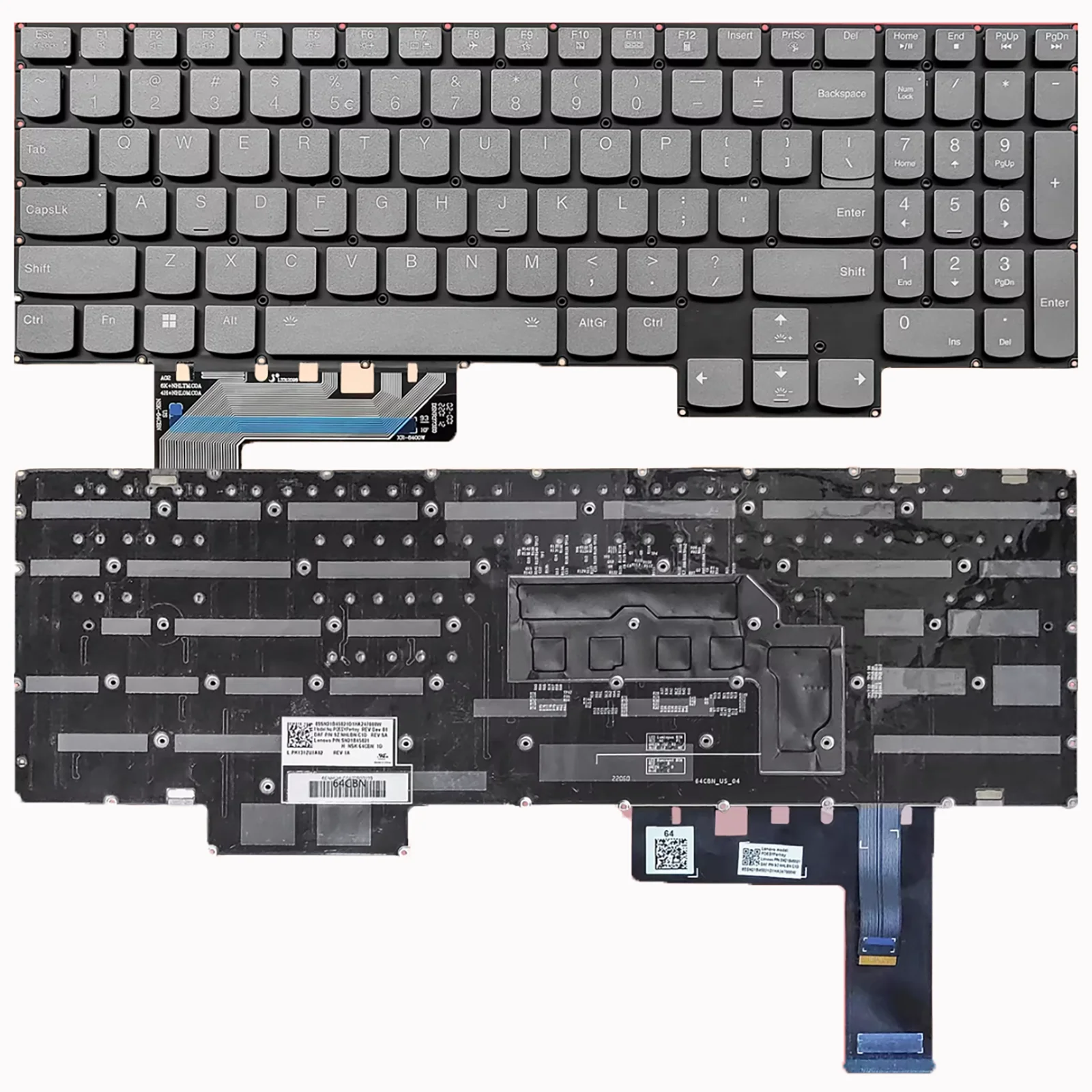 US Layout for Lenovo Y9000K R9000K 2021 Legion 7-16ITHg6 Legion 7-16ACHg6 Pro 7 16ARX8H Pro 7 16IRX9H Laptop Keyboard