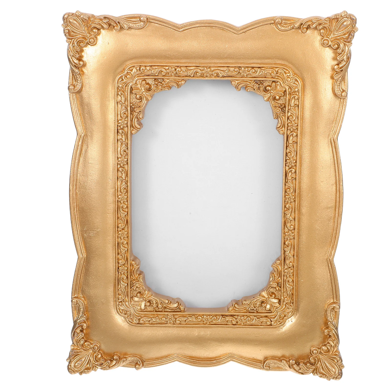

European Vintage Resin Photo Frame Embossed Wall Mounted Picture Holder For Living Room Bedroom Decor Aesthetic Artistic